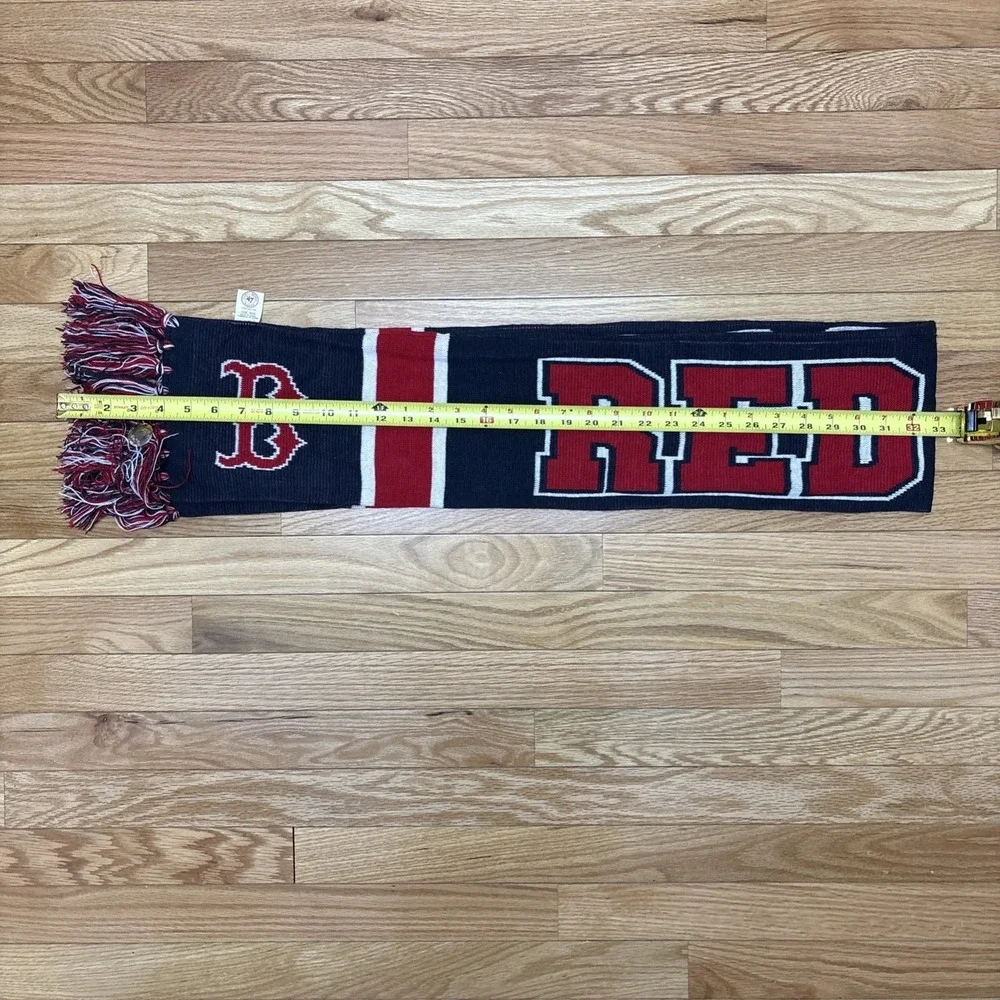 47 Brand Boston Red Sox Red Navy Spell Out Red White Blue‎ Scarf